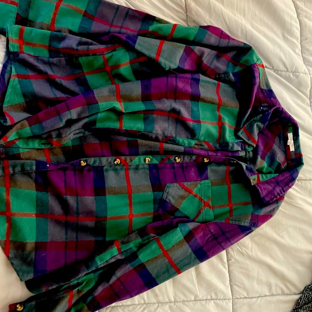 Womens flannel top